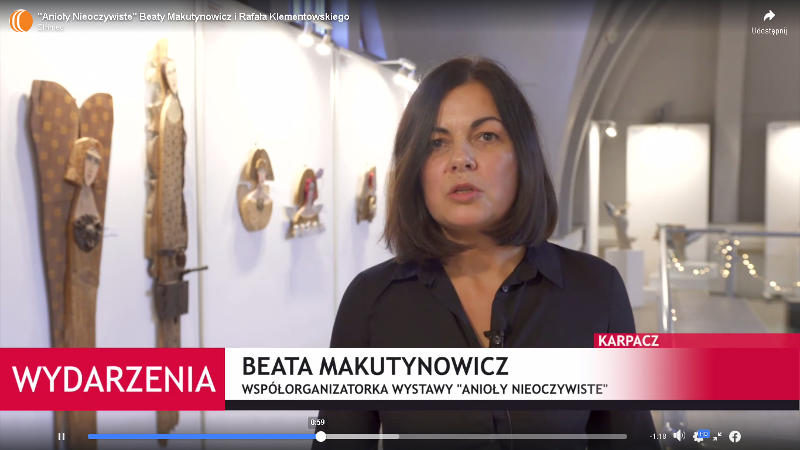 Film z wystawy Anioły nieoczywiste w Karpaczu